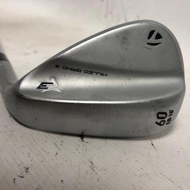 Used Taylormade MILLED GRIND 3 Golf Wedge Mens RH 60 Degree 11855-S000189500