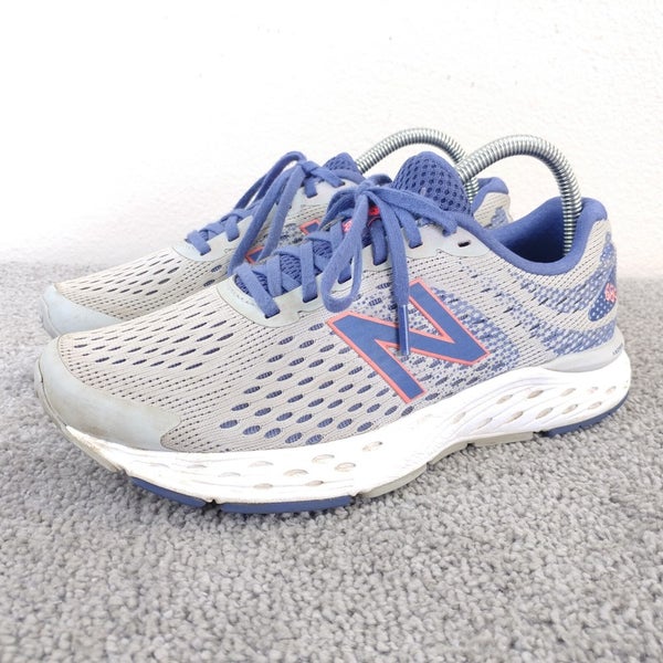 New Balance Fresh Foam 680 V6 Womens Size 8 Running Shoes Low Top Gray W680AM6