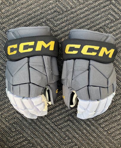 CCM HG12 Gloves 14" Pro Stock Henderson Silver Knights (Used)