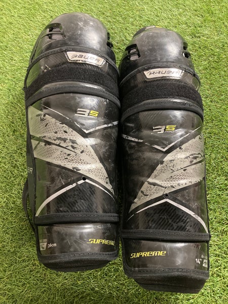 Senior Bauer 3S Pro Shin Pads 14" (Used)