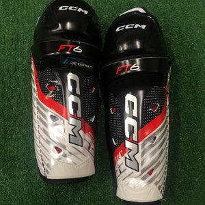 Senior CCM Jetspeed FT6 Shin Pads 14" (Used)