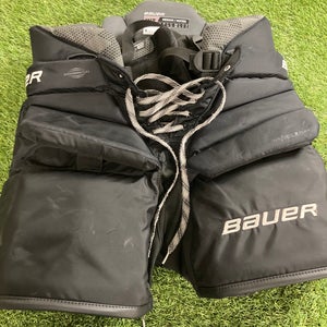 Black Intermediate Medium Bauer HP ELITE Hockey Pants (Used)