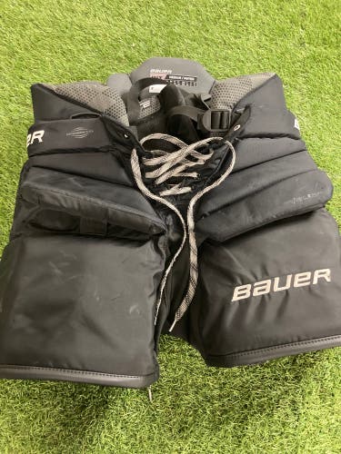 Black Intermediate Medium Bauer HP ELITE Hockey Pants (Used)