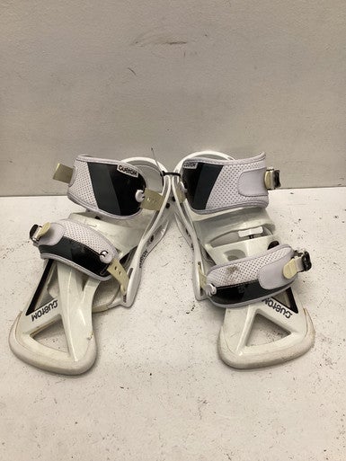 Used Burton CUSTOM Mens Binding Only White SM 11443-S000198323