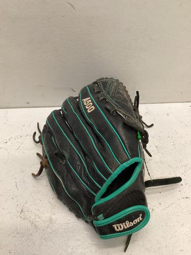 Used Wilson AD5RF16125 BB/SB Glove RH Throw Black 12 1/2" 11443-S000198313