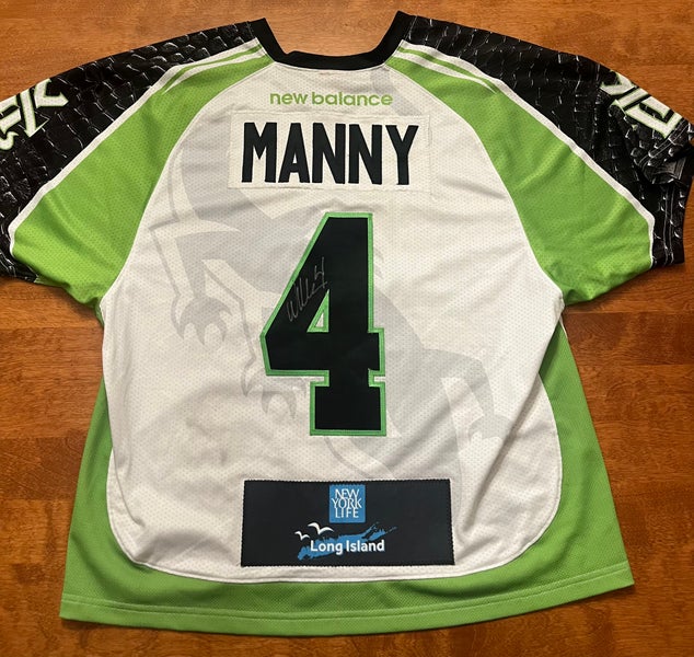 2017 Will Manny New York Lizards GAME WORN MLL Jersey signed PLL Legend