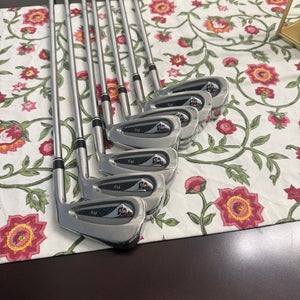 Men's Wilson Staff Staff Pi5 Right Handed Iron Set Stiff Flex Steel Shaft (Used)