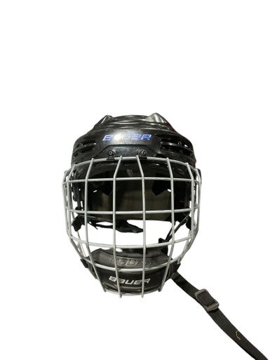 Used Bauer HOCKEY HELMET Helmet Cage Combo Black MD 11834-S000041113