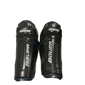 Used Bauer BAUER SHINGUARDS Senior Shin Guards Black 13" 11834-S000041106