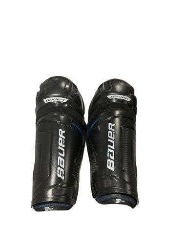 Used Bauer BAUER SHINGUARDS Senior Shin Guards Black 13" 11834-S000041106