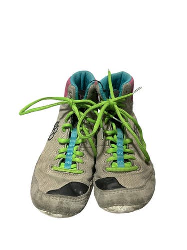 Used Wrestling Shoes Grey Senior 5 11834-S000041099