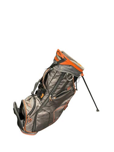 Used Sun Mtn ORANGE BLK Mens Stand Bag Black 11834-S000041094