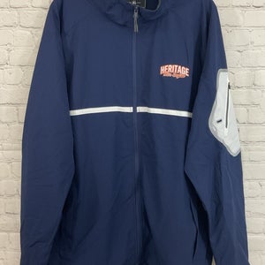 Holloway Adult's HERITAGE WAR EAGLE Lightweight Rain-Resistant Jacket Navy XL