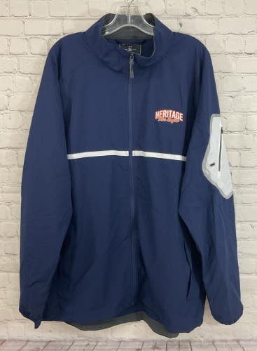 Holloway Adult's HERITAGE WAR EAGLE Lightweight Rain-Resistant Jacket Navy XL