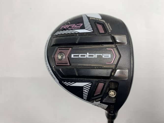 Cobra RAD Speed 5 Fairway Wood 22.5*  EvenFlow Riptide CB 4.0 40g Ladies RH