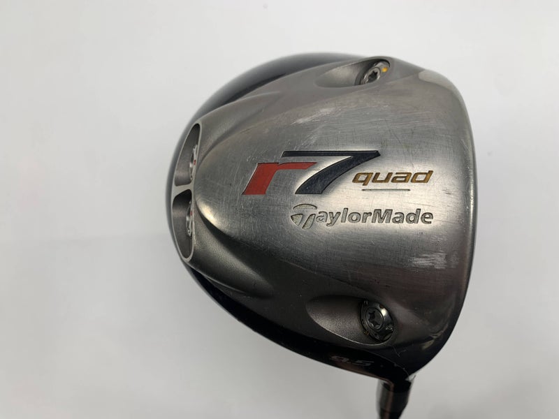 TaylorMade R7 Quad Driver 9.5* MAS2 65g Stiff Graphite Mens RH
