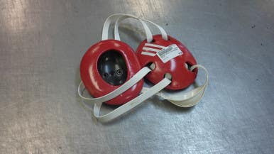 Used Adidas Wrestling Headgear Red 11339-S000195086