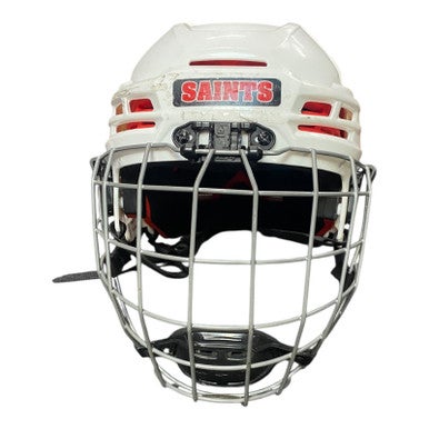 Used CCM TACKS 70 Helmet Cage Combo White S/M 11375-S000367030