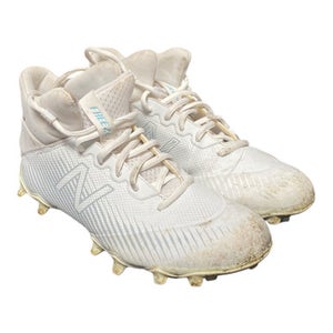 Used New Balance FREEZE LAX Cleats Mens White Senior 6 11375-S000367013