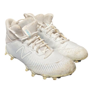 Used New Balance FREEZE LAX Cleats Mens White Senior 6 11375-S000367013