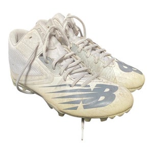 Used New Balance RUSH LAX Cleats Mens White Senior 6.5 11375-S000367014