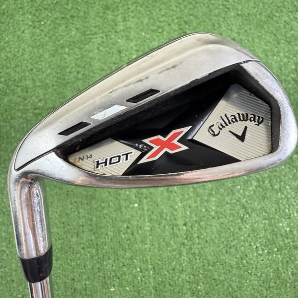 Callaway X Hot N14 Pitching Wedge PW Uniflex Steel Left Handed 35.5