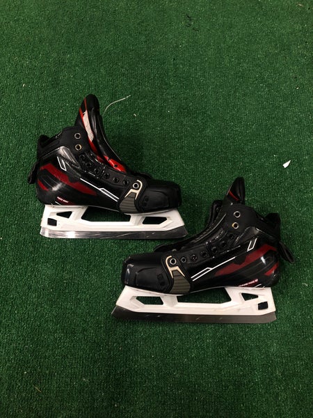 Senior CCM Eflex 6 Hockey Goalie Skates Regular Width 8 (Used)