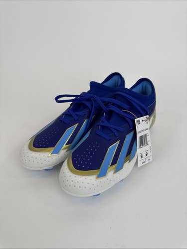 Adidas X Crazyfast Messi League Mens Soccer Shoes Blue ID0712 NEW Size 8