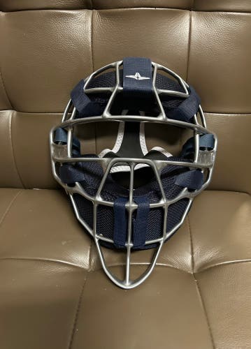 All Star System 7 Catcher's Mask (New) All-Star S7 Axis Traditional Magnesium Baseball Umpire Mask