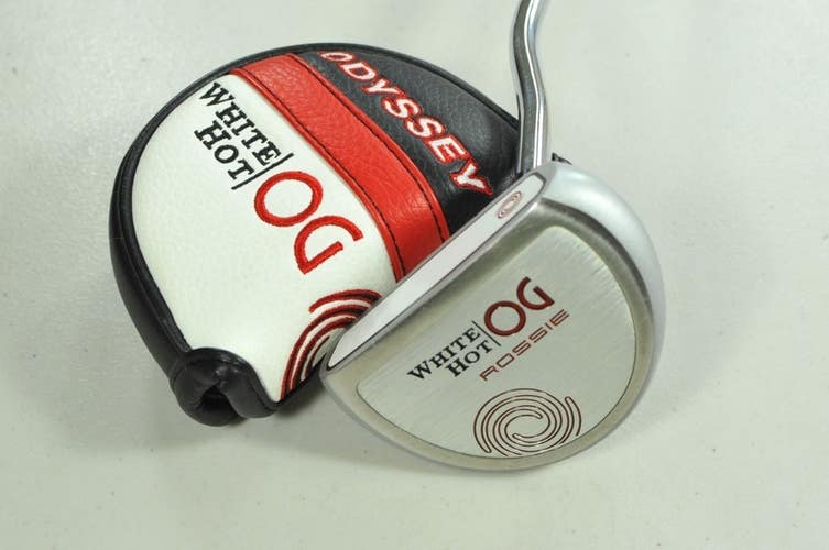 Odyssey White Hot OG Rossie 35" Putter Right Steel with Head Cover # 203579