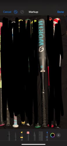 Worth Krecher Composite Bat (-8) 26 oz 34" (Used)