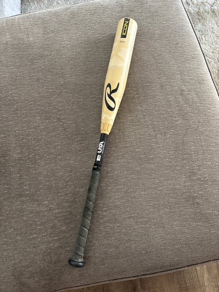 2025 Rawlings Icon Composite USABat Certified Bat (-10) 20 oz 30" (Used)