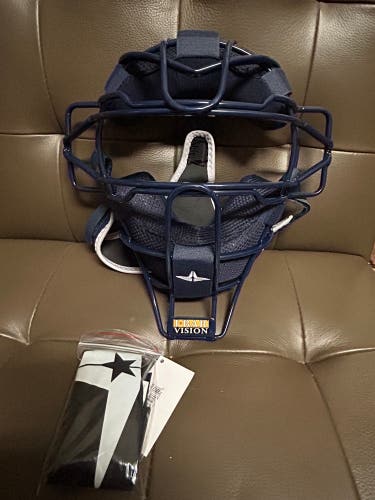 All Star Catcher's Mask (New) CLASSIC TRADITIONAL FACE MASK W/ LUC PADS