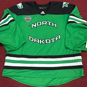 University of North Dakota 57G Goalie Cut Adult Unisex Adidas Jersey (New) Item#NDJK