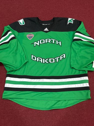 University of North Dakota 57G Goalie Cut Adult Unisex Adidas Jersey (New) Item#NDJK