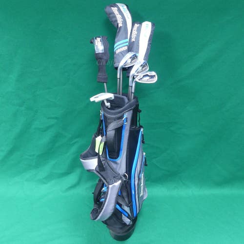 JUNIOR LH Tour Edge HL-J 7-Piece Complete Golf Club Set w/ Matching Stand Bag