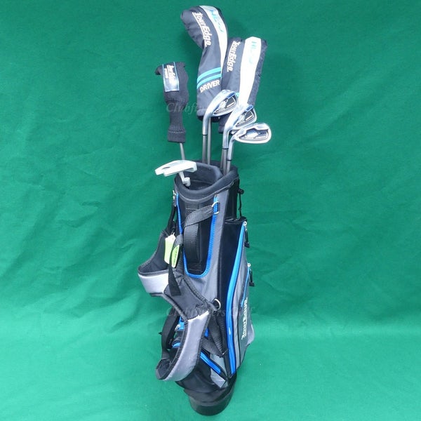 JUNIOR LH Tour Edge HL-J 7-Piece Complete Golf Club Set w/ Matching Stand Bag