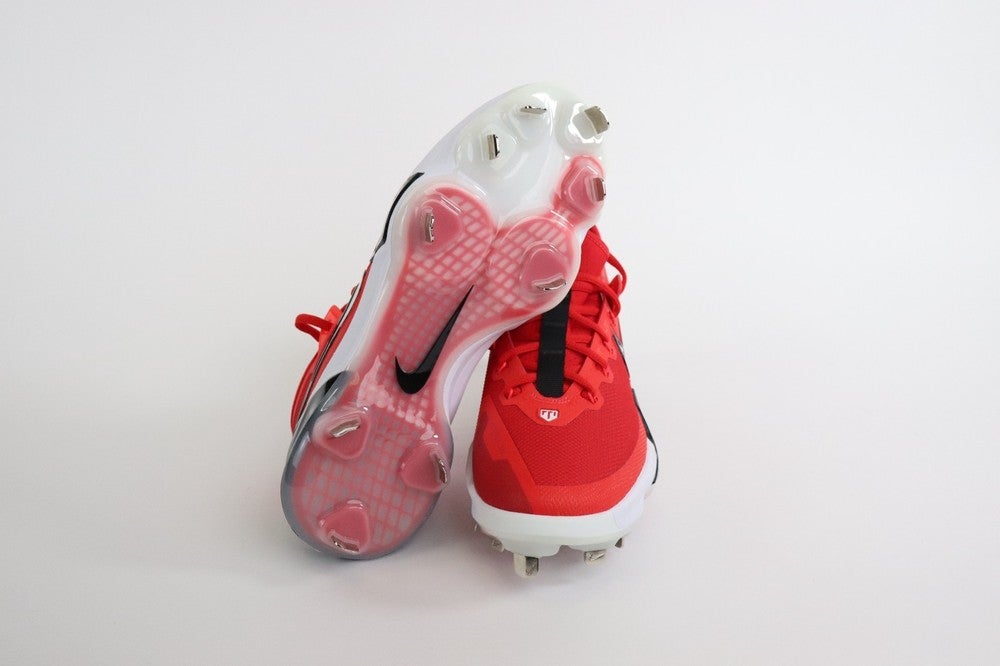 Nike Force Zoom Trout 9 Elite Baseball Cleats Red White US  display picture 3