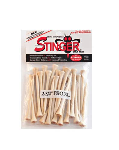 Stinger Golf Tees (2 3/4 Inch Pro XL) 2.75" Performance Tee New
