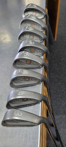 Used Ping EYE 2 ORANGE Mens Iron Set RH 3I-PW 11497-S000152618