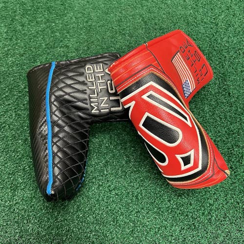 Bettinardi BB Series Putter Blade Putter Head Covers Black & Red Made in USA