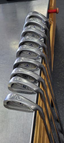Used Ping EYE 2 BLUE DOT 2-W Mens Iron Set RH 2I-PW 11497-S000152606
