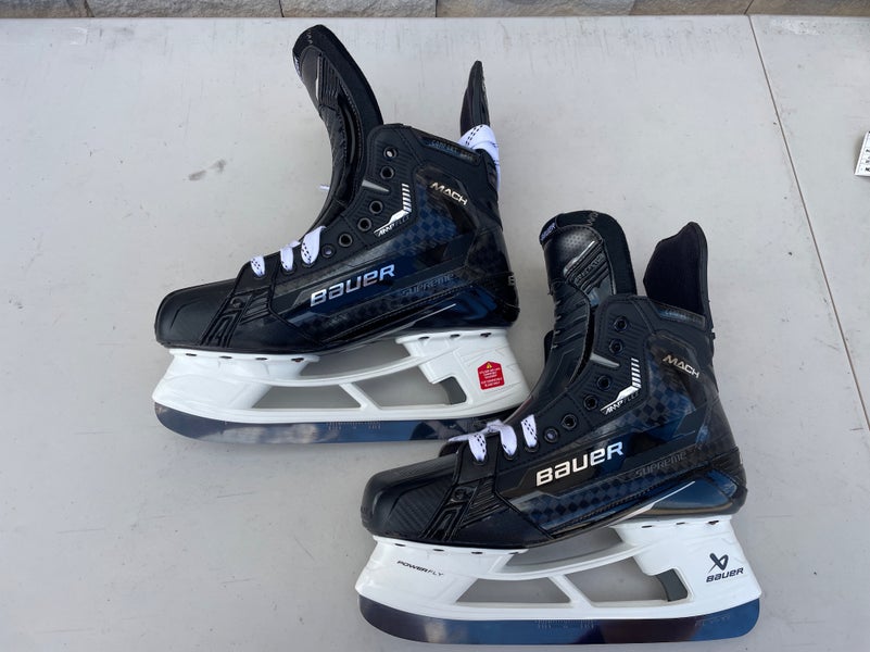 Bauer Supreme Mach Mens Pro Stock Size 9 Hockey Skates MIC 92212