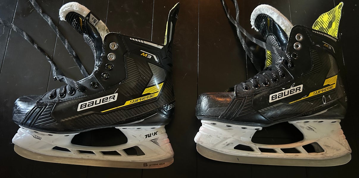 Bauer Supreme M3 Hockey Skates Regular Width Size 5.5 (Used)