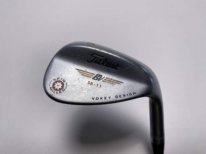 Titleist Vokey Spin Milled Chrome 2009 Sand Wedge SW 56* 11 Wedge Steel Mens RH