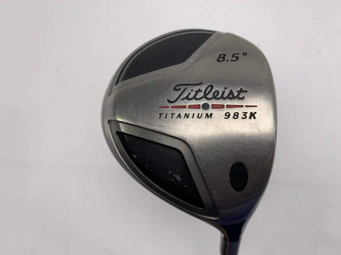 Titleist 983 K Driver 8.5* Aldila NV Green 75g Stiff Graphite Mens RH