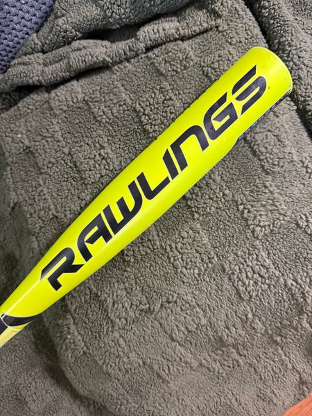 2017 RAWLINGS QUATRO GLOWSTICK Composite BBCOR Certified Bat (-3) 30 oz 33" (Used)