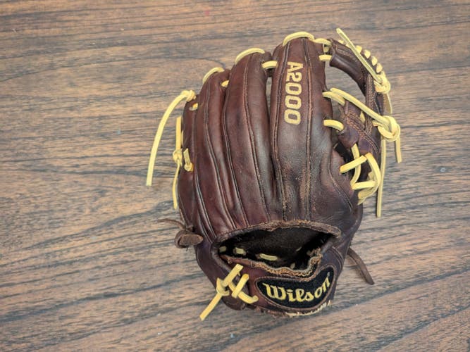 Wilson A2000 Dustin Pedroia Model 11.5 - Fully Reconditioned New FlatBill Laces