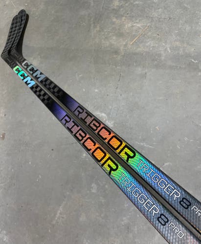 2 Pack CCM Trigger 8 Pro Stock Hockey Stick Grip 85 Flex P28 Right 4803