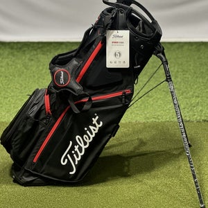 Titleist Hybrid 5 Stand Carry Golf Bag TB21SX6 Black/Black/Red NEW #87866
